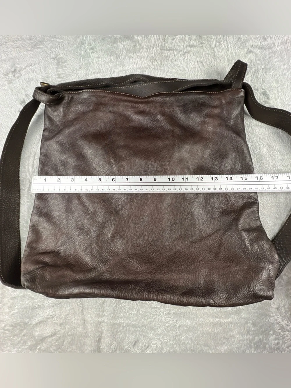 Vera Pelle Italian Leather Backpack Purse Dark Brown Capsule Italy Convertible